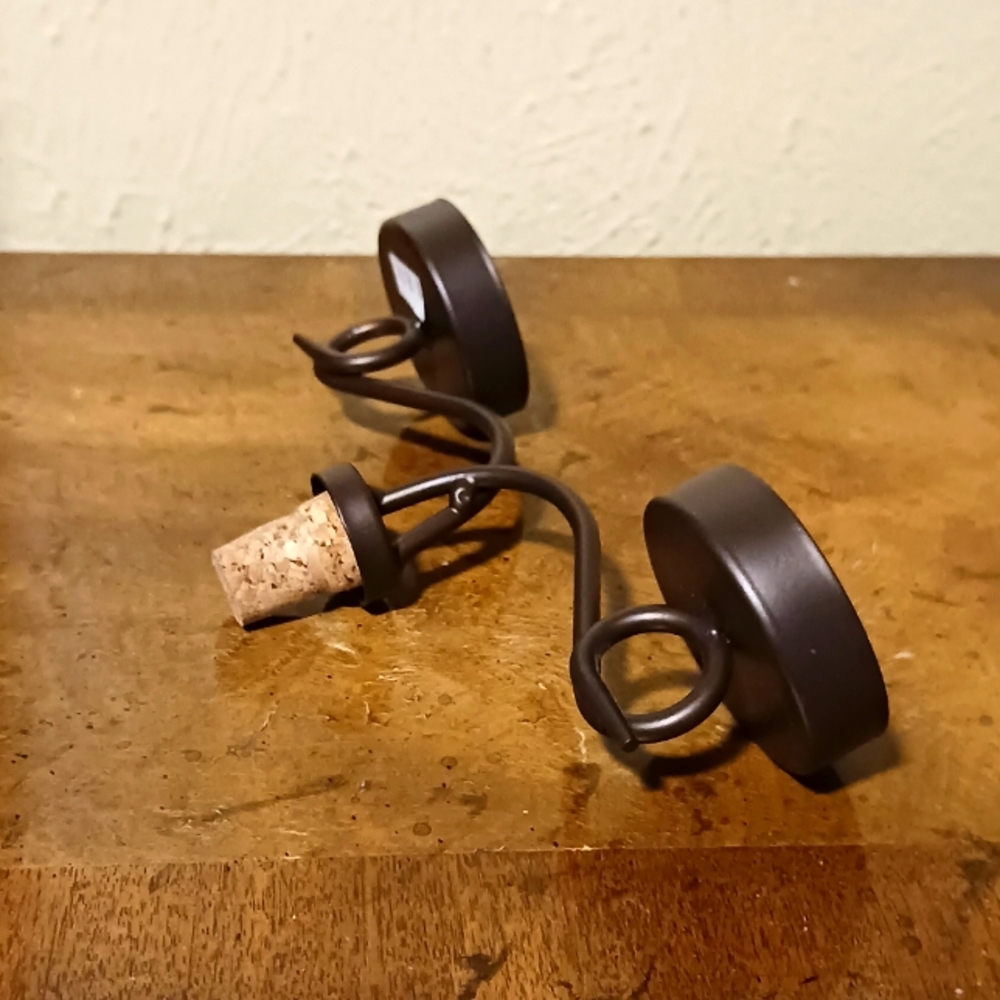 Wine Bottle Topper Candle Holder